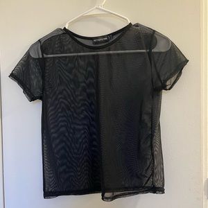 Pretty little thing mesh tshirt